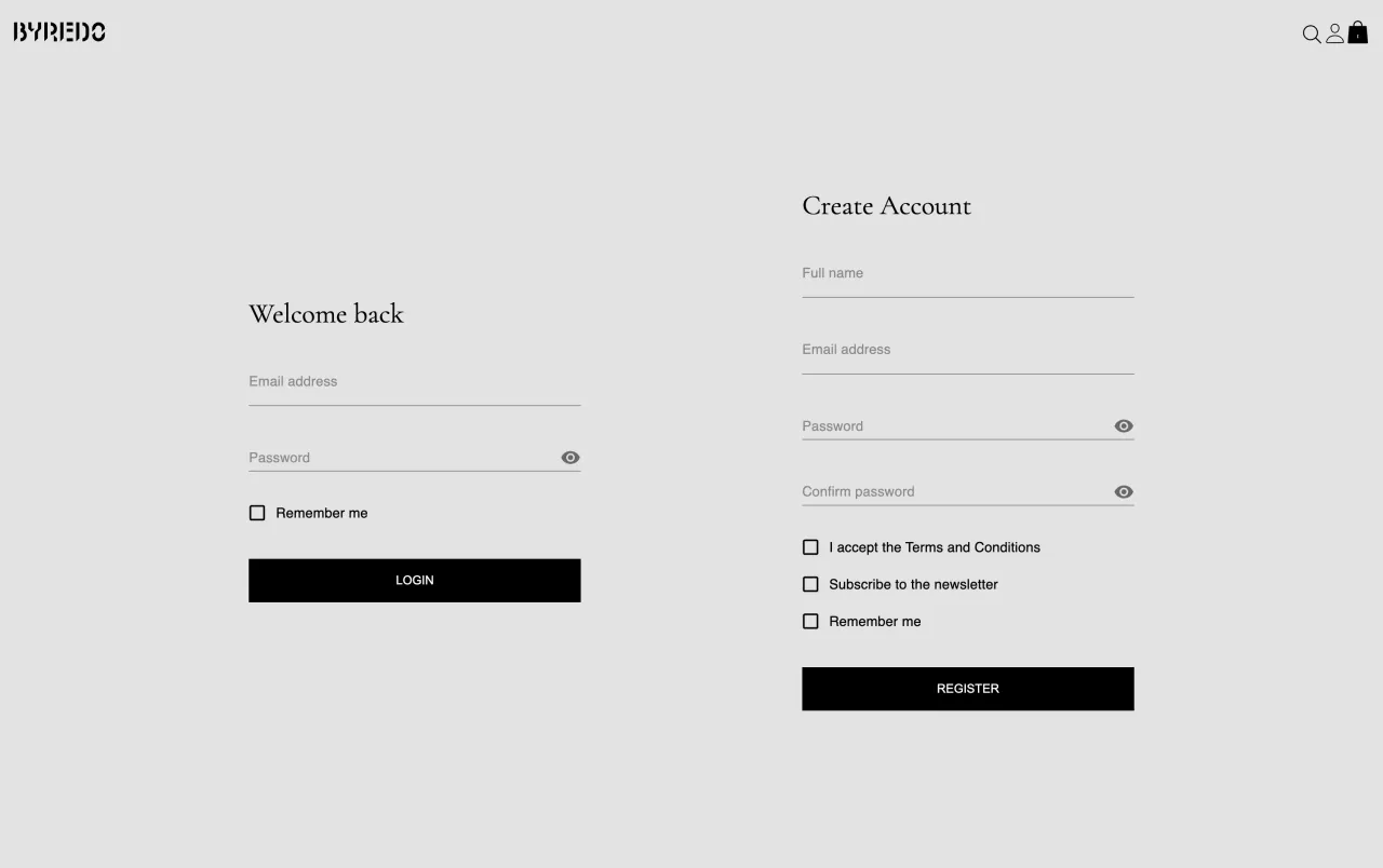 Byredo — project screenshot