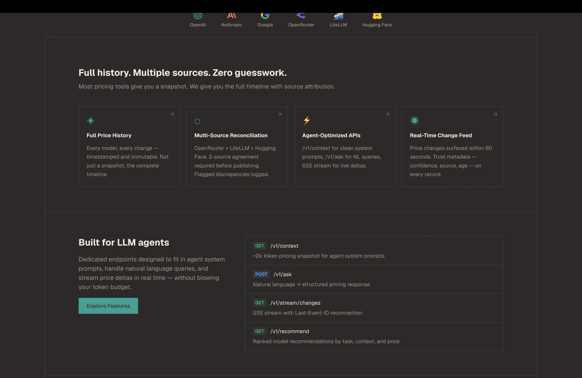 LLM Rates — project screenshot
